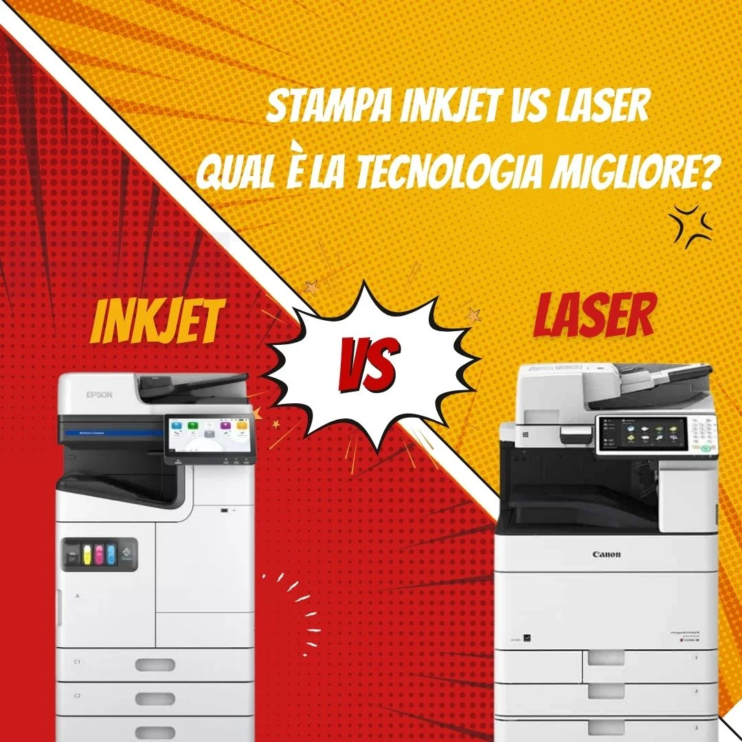 Confronto tra stampante inkjet e laser