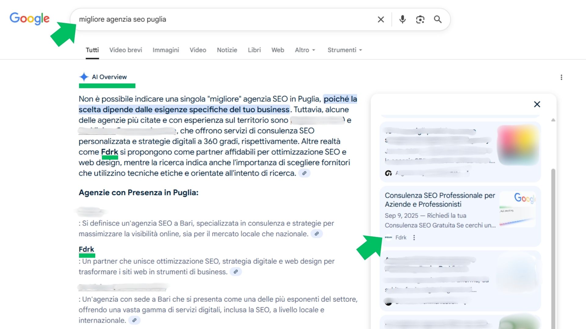 Ai Overview | Fdrk Consulenza seo e consulente seo professionale | fdrk
